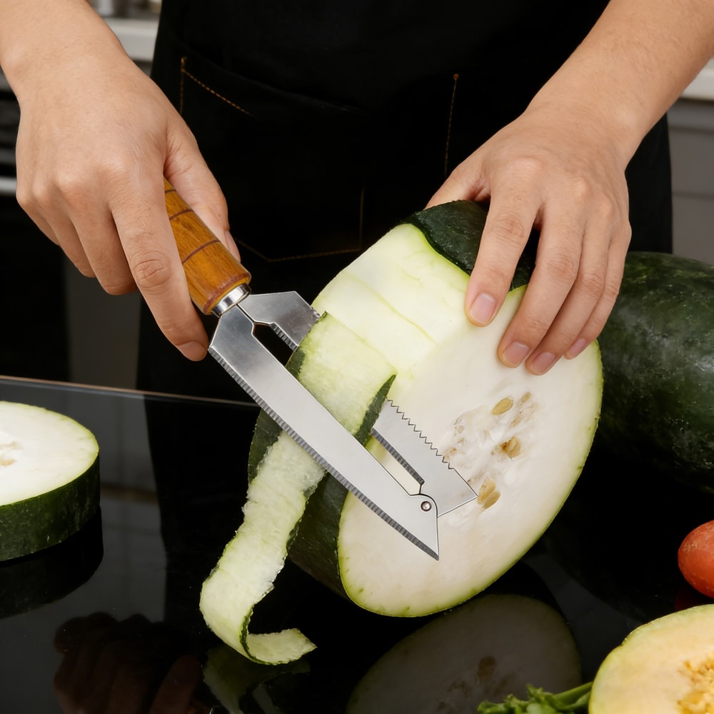 SwiftSlice Multifunction Kitchen Peeler For Fruits Vegetables Potatoes 2