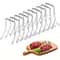 Stainless Steel Vegetable Tongs for Frying and Cooking with Serrated Grip