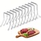 Stainless Steel Vegetable Tongs for Frying and Cooking with Serrated Grip
