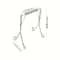 Stainless Steel Vegetable Tongs for Frying and Cooking with Serrated Grip