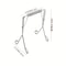 Stainless Steel Vegetable Tongs for Frying and Cooking with Serrated Grip
