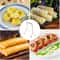 Stainless Steel Vegetable Tongs for Frying and Cooking with Serrated Grip