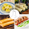 Stainless Steel Vegetable Tongs for Frying and Cooking with Serrated Grip
