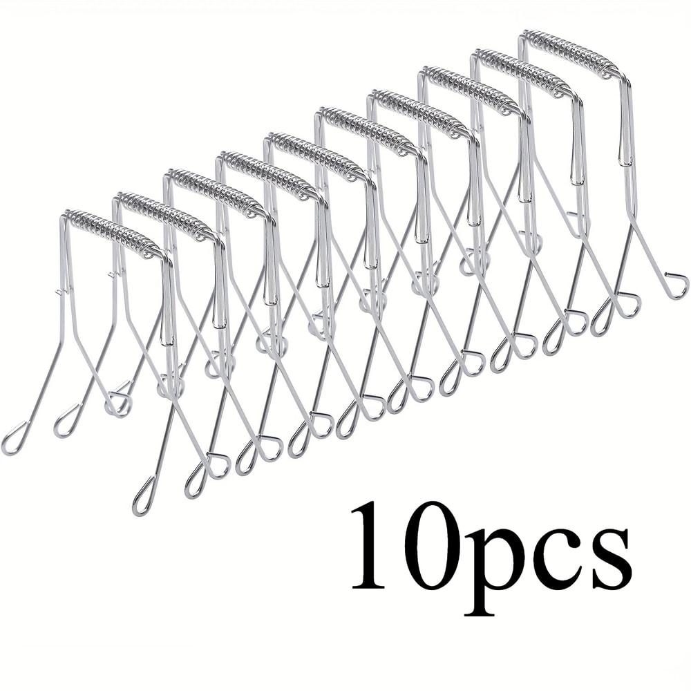 Stainless Steel Vegetable Tongs for Frying and Cooking with Serrated Grip