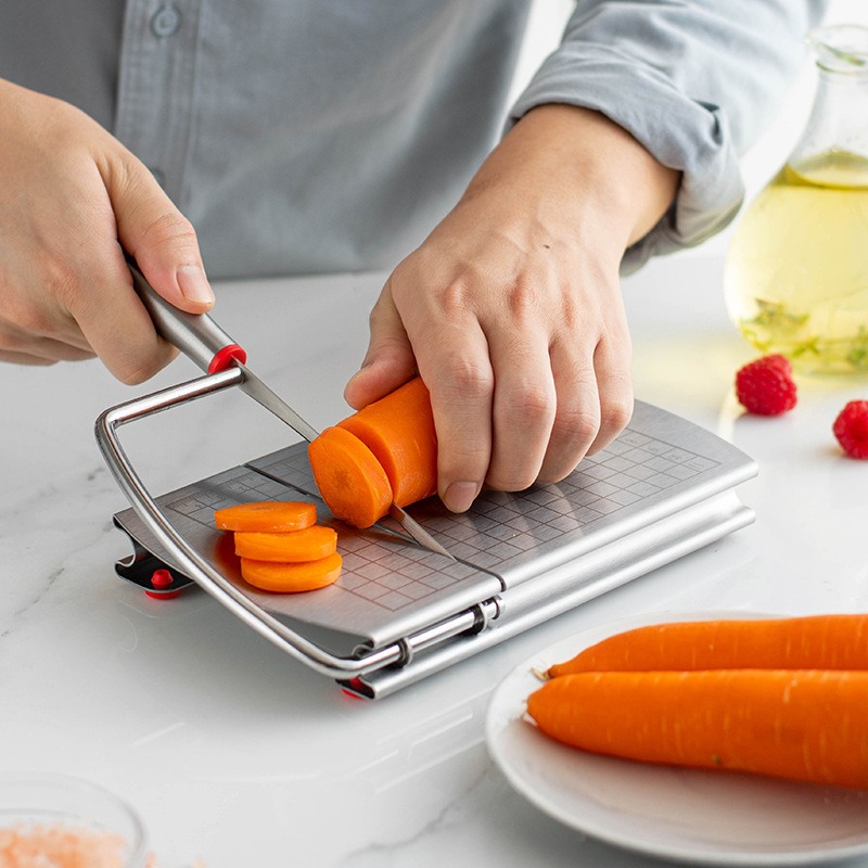 PrecisionCut Stainless Steel Butter Slicer Cheese Divider Knife 2