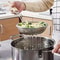 Stainless Steel Fine Mesh Skimmer Spoon With Wooden Handle For Pasta Frying Grease Filtering 2