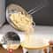 Stainless Steel Fine Mesh Skimmer Spoon With Wooden Handle For Pasta Frying Grease Filtering 3