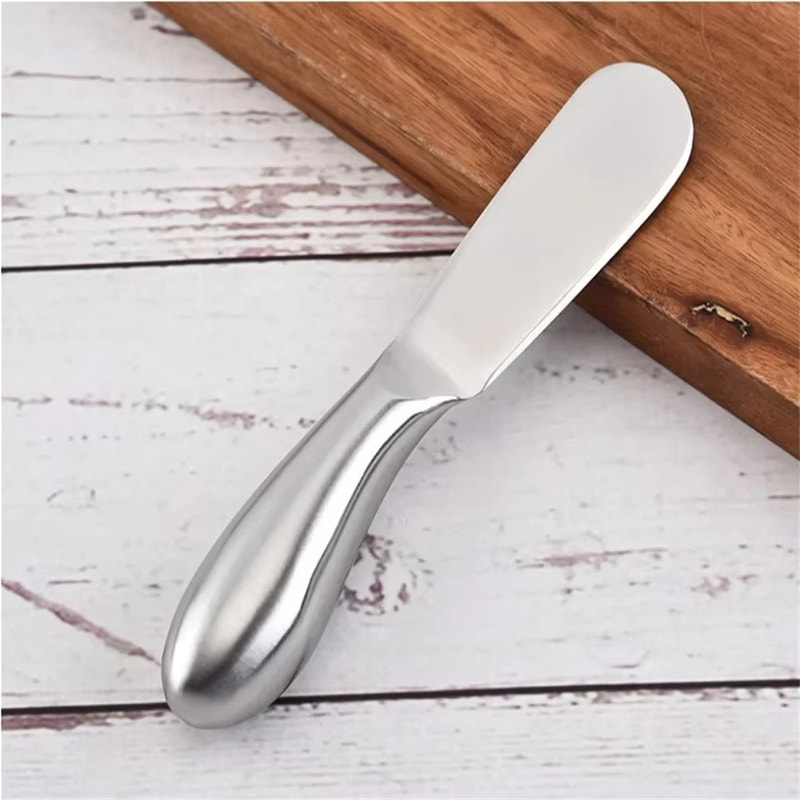 Stainless Steel Butter Spreader Knife And Cheese Cutter For Bread Jam Cream 2