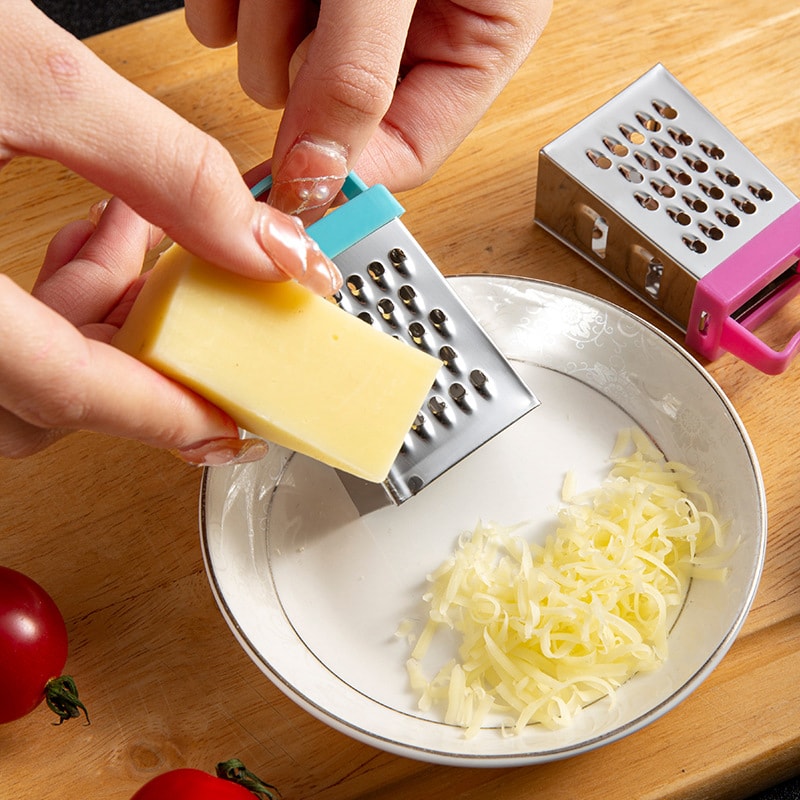 Compact Stainless Steel Cheese Grater Handheld Cheese Slicer For Chocolate Butter More 0