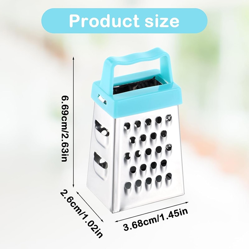 Compact Stainless Steel Cheese Grater Handheld Cheese Slicer For Chocolate Butter More 5