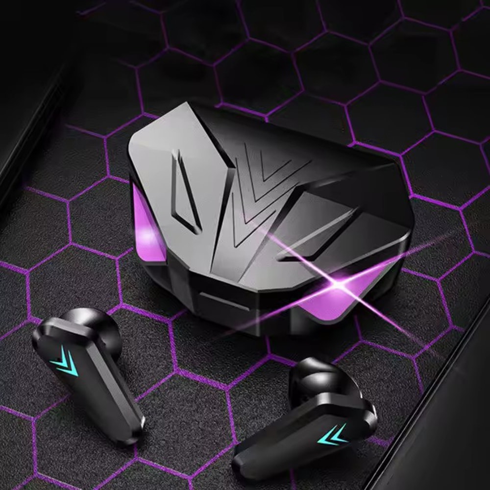 TWS Gaming Earbuds Bluetooth Earphones with HiFi Stereo Bass & Noise-Reducing Mic