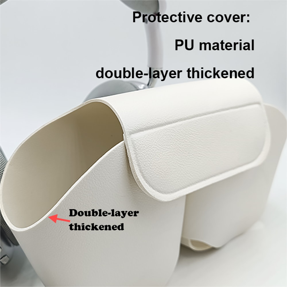 Luxury AirPods Max Case Soft Leather Protective Cover for Scratch and Drop Protection