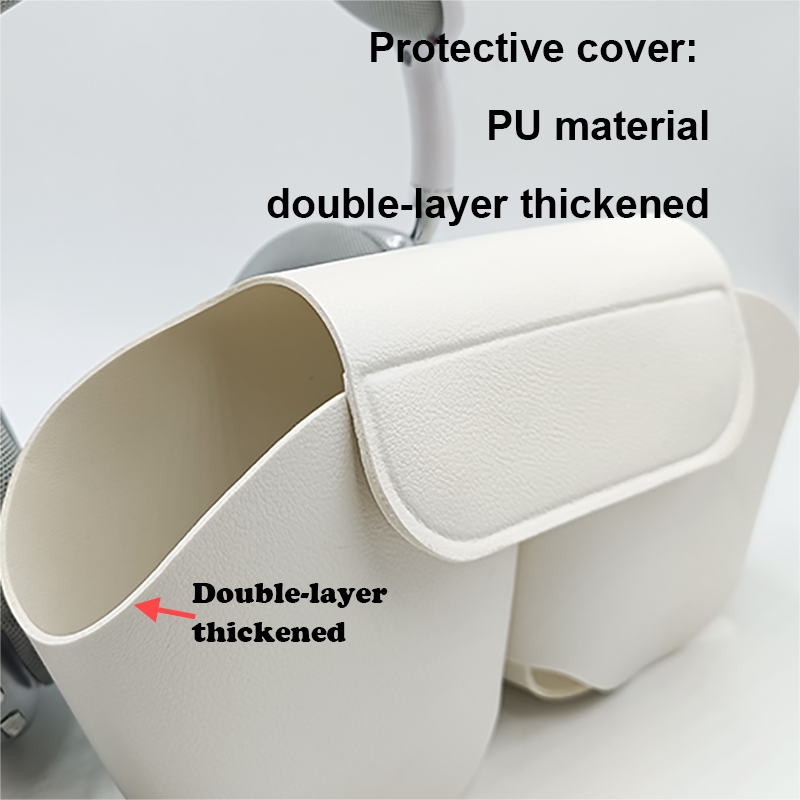 Luxury AirPods Max Case Soft Leather Protective Cover for Scratch and Drop Protection