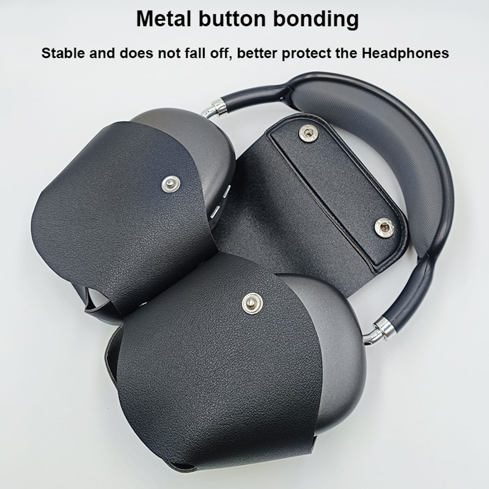 Luxury AirPods Max Case Soft Leather Protective Cover for Scratch and Drop Protection