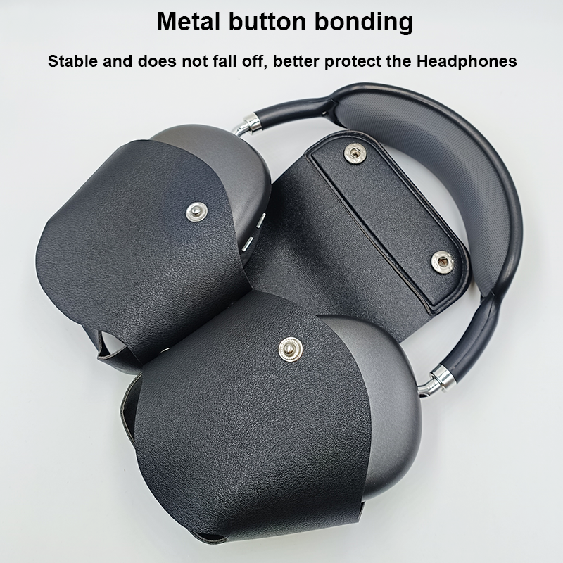 Luxury AirPods Max Case Soft Leather Protective Cover for Scratch and Drop Protection