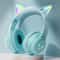 LumiCat RGB Bluetooth Headphones For Kids With LED Flashlight Cat Ears 5
