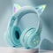 LumiCat RGB Bluetooth Headphones For Kids With LED Flashlight Cat Ears 5