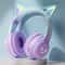 LumiCat RGB Bluetooth Headphones For Kids With LED Flashlight Cat Ears 6