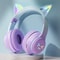 LumiCat RGB Bluetooth Headphones For Kids With LED Flashlight Cat Ears 6