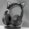 LumiCat RGB Bluetooth Headphones For Kids With LED Flashlight Cat Ears 8