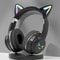 LumiCat RGB Bluetooth Headphones For Kids With LED Flashlight Cat Ears 8