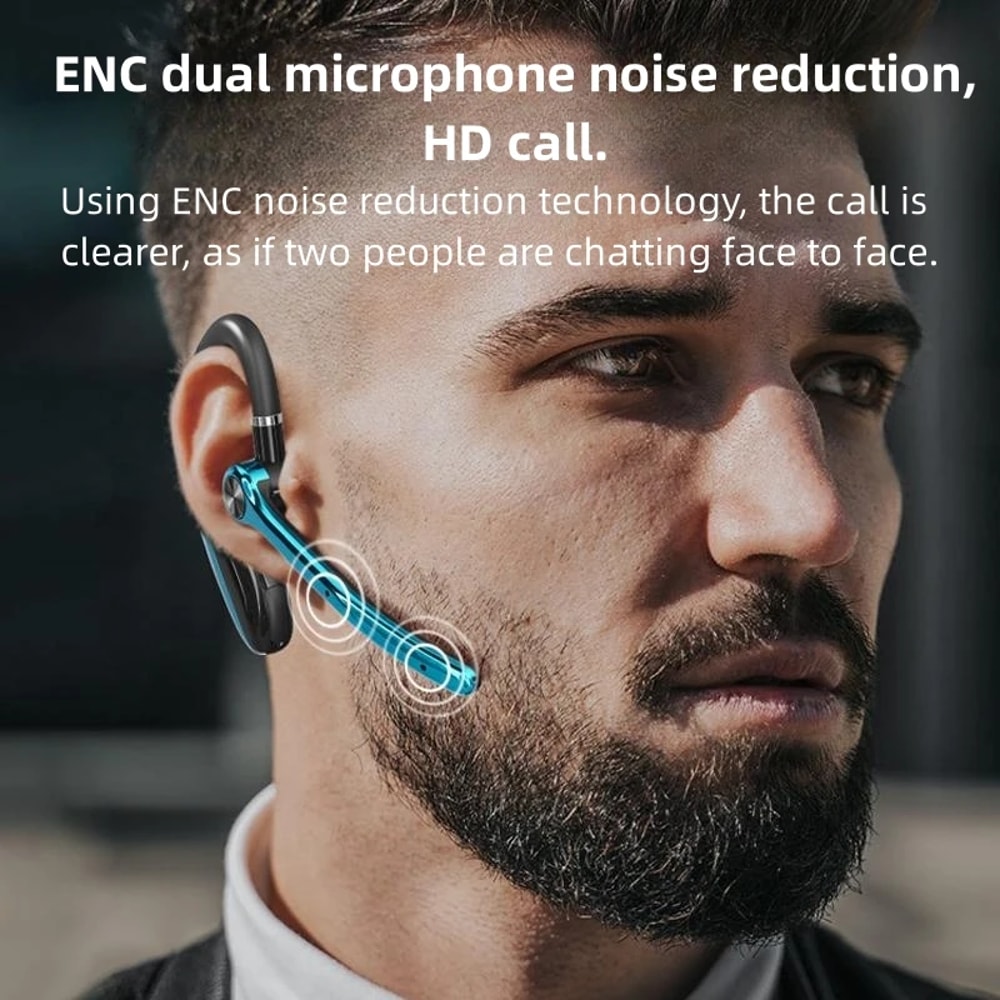 Bluetooth Noise Cancelling Earbuds With Dual Mic ENC And Dual Device Connection 1