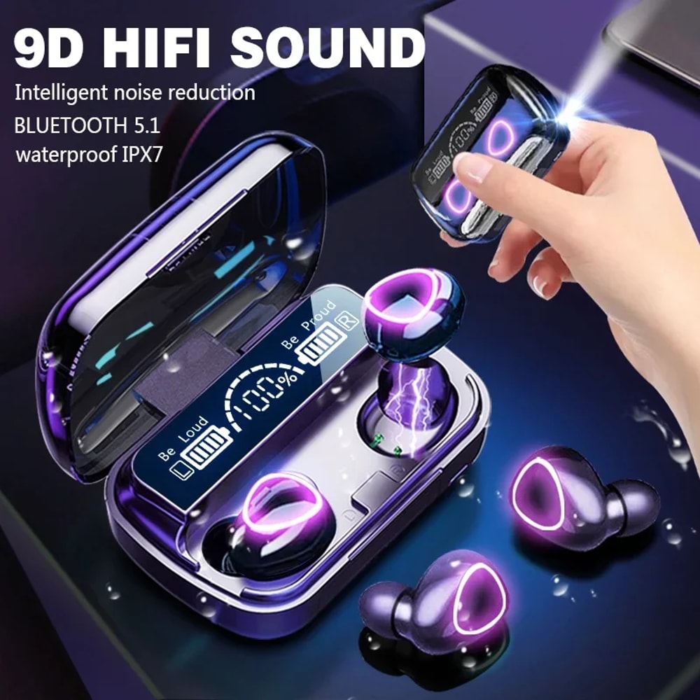 AeroBeat Wireless Earbuds With Charging Case And HD Mic 0
