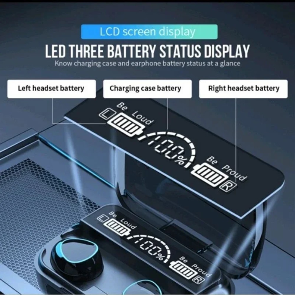 AeroBeat Wireless Earbuds With Charging Case And HD Mic 2