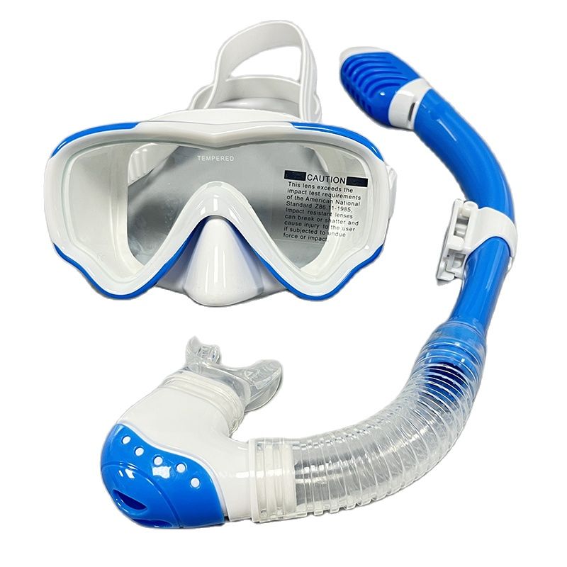 OceanView Kids & Adult Snorkel Set with Anti Fog Diving Mask and Dry Top Tube