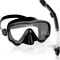 OceanView Kids & Adult Snorkel Set with Anti Fog Diving Mask and Dry Top Tube