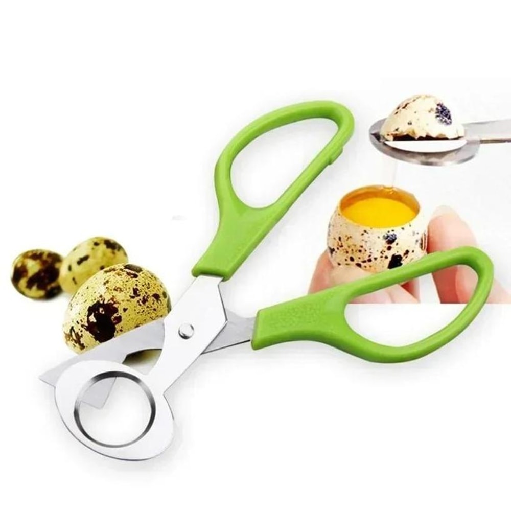 Precision Quail Egg Cutter Scissors for Clean Shell Cracking and Easy Kitchen Prep