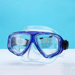 oceanview pro snorkel mask with tempered glass and anti-leak silicone seal