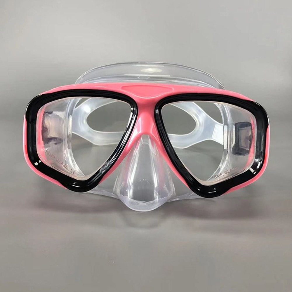 OceanView Pro Snorkel Mask with Tempered Glass and Anti-Leak Silicone Seal