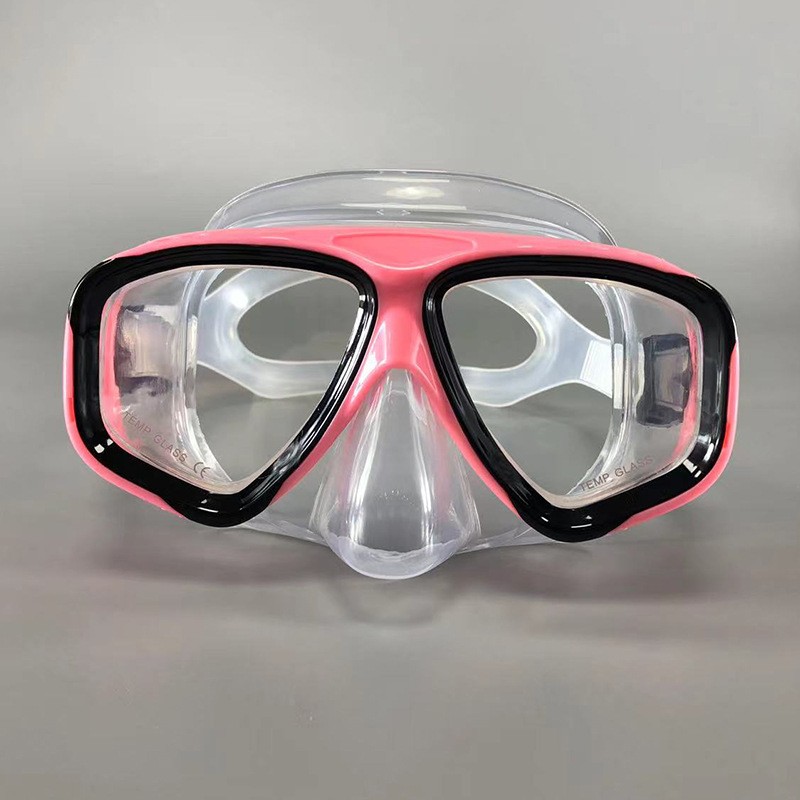 OceanView Pro Snorkel Mask with Tempered Glass and Anti-Leak Silicone Seal