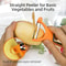 Vegetable Peeler Set with Julienne Cutter and Stainless Steel Swivel Blades