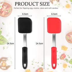 flexiflip silicone spatula turner for nonstick cookware and baking