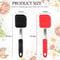 FlexiFlip Silicone Spatula Turner For Nonstick Cookware And Baking 0