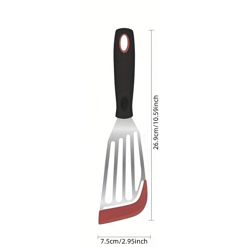 HeatShield Stainless Steel Fish Turner Spatula For Nonstick Cooking 6