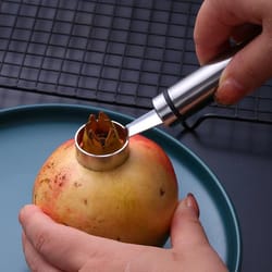 stainless steel pomegranate opener & orange peeler tool for fast fruit prep