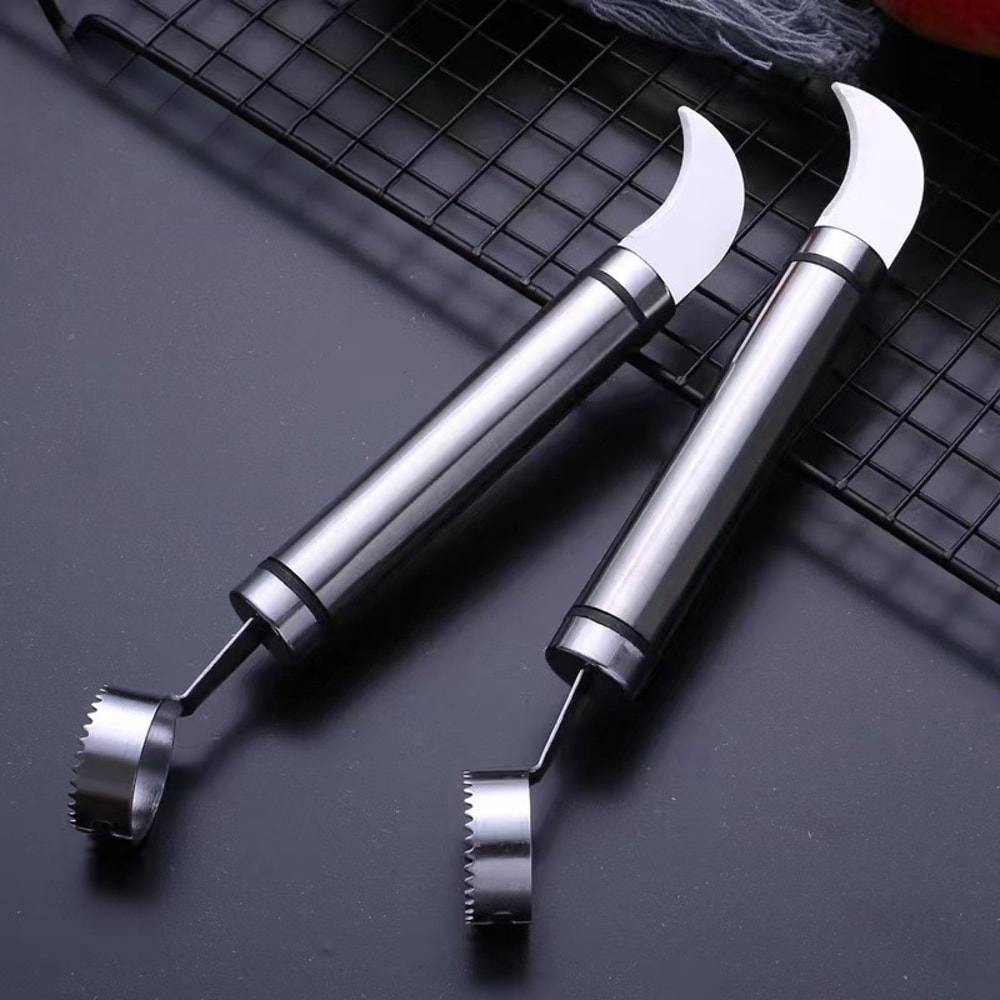 Stainless Steel Pomegranate Opener Orange Peeler Tool For Fast Fruit Prep 3