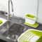 SmartSink Kitchen Sink Organizer Rack with Drip Tray & Dish Cloth Storage