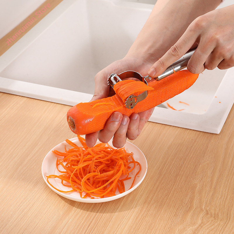 Precision SpiralPro Julienne Peeler Stainless Steel Vegetable Cutter