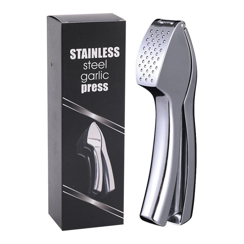 Premium Stainless Steel Garlic Press & Ginger Crusher Kitchen Tool