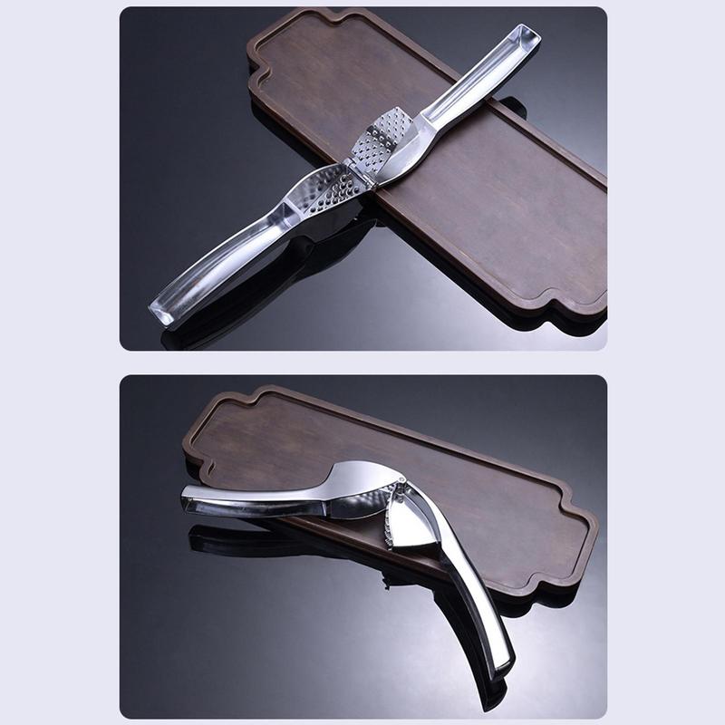 Premium Stainless Steel Garlic Press & Ginger Crusher Kitchen Tool
