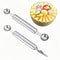 Dual-Ended Melon Baller & Fruit Carving Spoon Stainless Steel Kitchen Tool