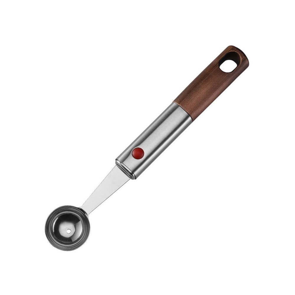 Stainless Steel Melon Baller And Ice Cream Scoop For Fruit Desserts Kitchen Prep 3
