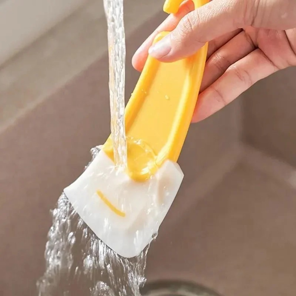 FlexEdge Kitchen Scraper Silicone Pan & Dish Cleaning Spatula