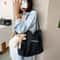 Japanese Canvas Tote Bag Large Capacity Shoulder Shopper For School Travel Everyday Use 2