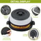 Collapsible Microwave Splatter Cover with Steaming Tray & Food Strainer Lid