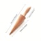 Wooden Waffle Cone Roller Mold for Homemade Ice Cream Cones and Pastry Baking